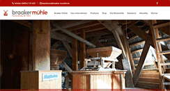 Desktop Screenshot of braaker-muehle.de